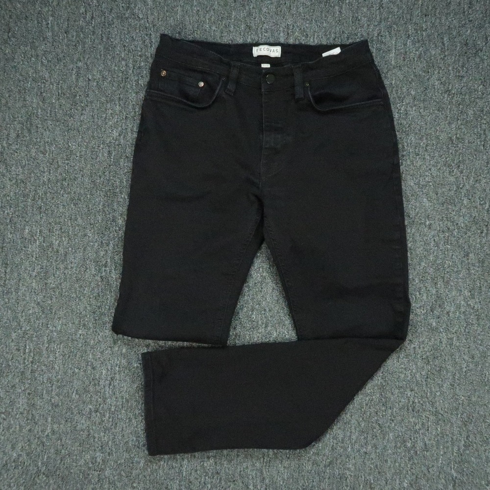 Tecovas Jeans Mens 32x30 Black 5 Pocket Comfort Stretch Straight Leg Western